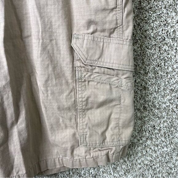 Carhartt Shorts Men’s 40 Relaxed Fit Light Tan Khaki Force Tappen Ripstop Cargo - Picture 3 of 8